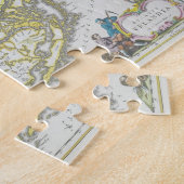 Puzzle Carte de Stockholm, Suède (Côté)