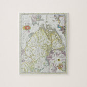 Puzzle Carte de Stockholm, Suède (Vertical)