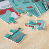 Puzzle Carte de structure de ville de Londres (Côté)