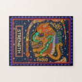 PUZZLE CARTE DE TAROT - FORCE (Horizontal)