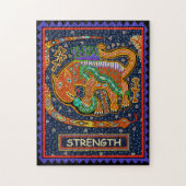 PUZZLE CARTE DE TAROT - FORCE (Vertical)