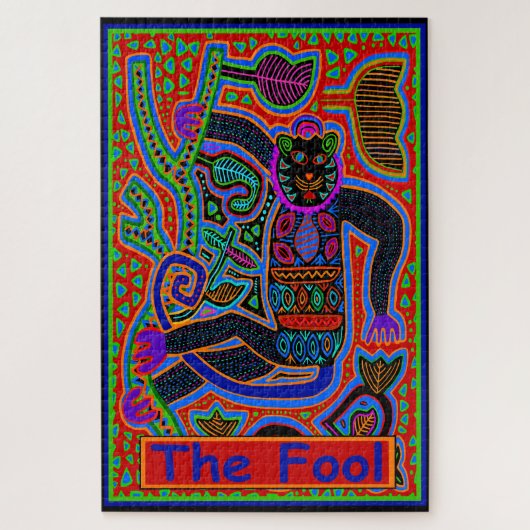 Puzzle Carte de Tarot - Le FOU (Vertical)