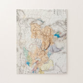 Puzzle Carte de temps de l'Asie | de Kublai Khan (Vertical)