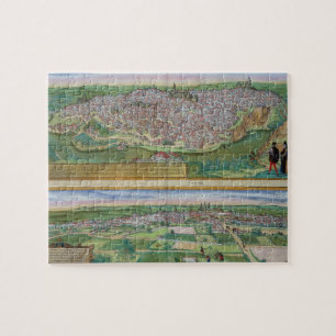 Puzzle Carte de Toledo et de Valladolid, de 'Civitates