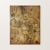 Puzzle Carte de trésor de pirate (Vertical)