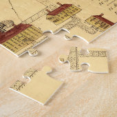 PUZZLE CARTE DE VILLAGE DE DISPOSITIF TREMBLEUR, 1849 (Côté)