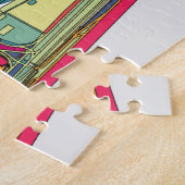 Puzzle Carte de ville de Budapest, Hongrie | (Côté)