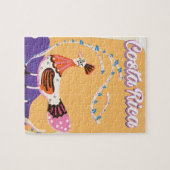Puzzle Carte de voyage costaricaine (Horizontal)