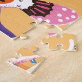 Puzzle Carte de voyage costaricaine (Côté)