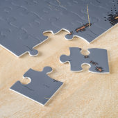 Puzzle Carte de voyage illustrée de l'Inde (Côté)