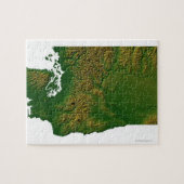 Puzzle Carte de Washington 3 (Horizontal)