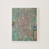 Puzzle Carte de Weimar, de "Civitates Orbis Terrarum" par (Vertical)