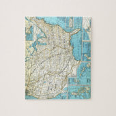 Puzzle Carte des acquisitions territoriales des États-Uni (Vertical)