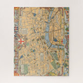 Puzzle Carte des enfants de Londres, Angleterre (Vertical)