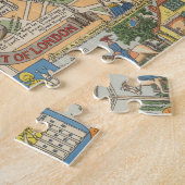 Puzzle Carte des enfants de Londres, Angleterre (Côté)