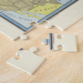 Puzzle Carte des États-Unis - Patrimoine américain (Côté)