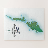 Puzzle Carte des Hébrides Ecosse (Horizontal)