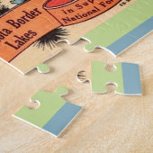 Puzzle Carte des lacs du Minnesota Mug (Côté)