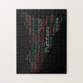 Puzzle Carte des mots siciliens (Vertical)