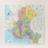 Puzzle Carte détaillée de la Chine (Horizontal)