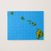 Puzzle Carte d'Hawaï (Horizontal)