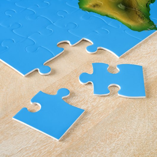 Puzzle Carte d'Hawaï (Côté)