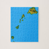 Puzzle Carte d'Hawaï (Vertical)