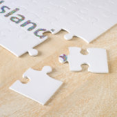 Puzzle Carte d'Île de Rhode (Côté)