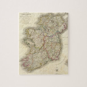 Puzzle Carte d'Irlande