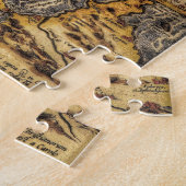 Puzzle Carte du 16ème siècle de la Tunisie et de l'Egypte (Côté)