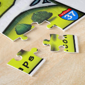 Puzzle Carte du centre-ville de San Antonio Texas (Côté)