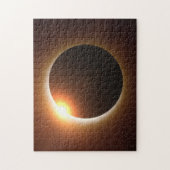 Puzzle Carte du chemin d'Eclipse solaire 2017 (Vertical)
