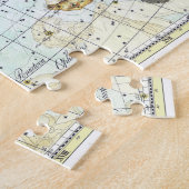 Puzzle Carte du ciel vintage Constellation d'Hercules (Côté)