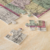 Puzzle Carte du comté de Berrien, Michigan (Côté)