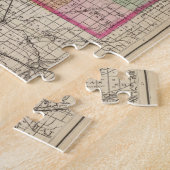 Puzzle Carte du comté de Kalamazoo, Michigan (Côté)