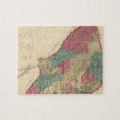 Puzzle Carte du comté de Sonoma en Californie (Horizontal)