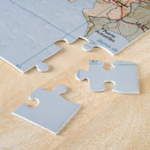 Puzzle Carte du Costa Rica (1987) (Côté)