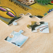 Puzzle Carte du dessin animé Georgetown Texas (Côté)