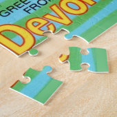 Puzzle Carte du Devon Angleterre 11x14 (Côté)