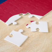 Puzzle Carte Du Drapeau Du Texas (Côté)