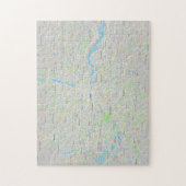 Puzzle Carte du Grand Londres, Angleterre (Vertical)