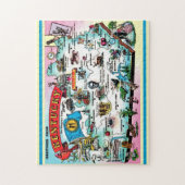 Puzzle Carte du Kentucky (Vertical)