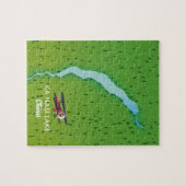 Puzzle Carte du lac Ka Nasi Chine (Horizontal)