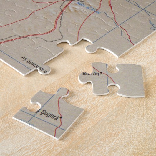 Puzzle Carte du Liban (2002) (Côté)