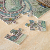 Puzzle Carte du Luxembourg, de 'Civitates Orbis Terrarum (Côté)