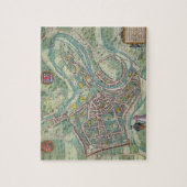 Puzzle Carte du Luxembourg, de 'Civitates Orbis Terrarum (Vertical)