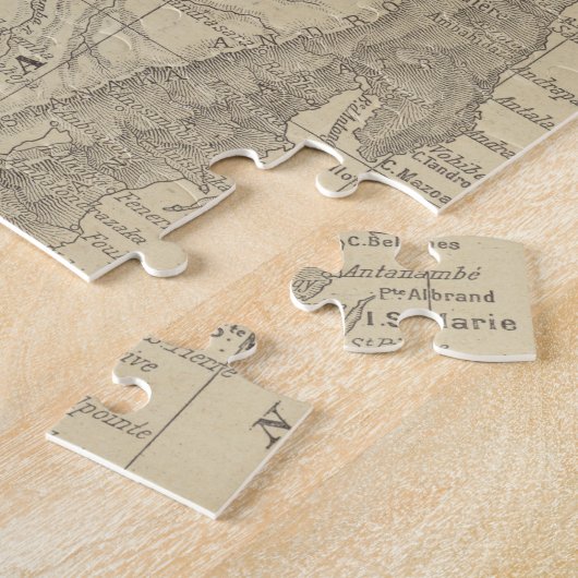 Puzzle Carte du Madagascar (Côté)