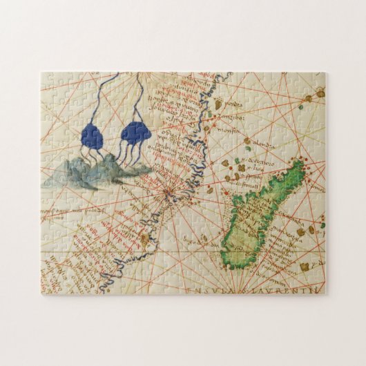 Puzzle Carte du Madagascar (Horizontal)