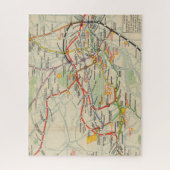 Puzzle Carte du métro de Londres (Vertical)