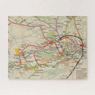 Puzzle Carte du métro de Londres